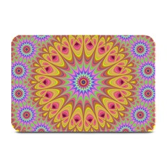 Geometric Flower Oriental Ornament Plate Mats by Simbadda