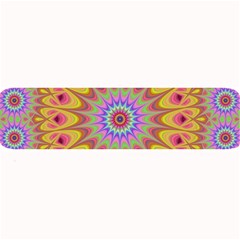 Geometric Flower Oriental Ornament Large Bar Mats by Simbadda