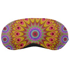 Geometric Flower Oriental Ornament Sleeping Masks by Simbadda