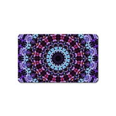 Kaleidoscope Shape Abstract Design Magnet (name Card) by Simbadda