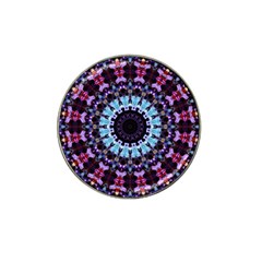 Kaleidoscope Shape Abstract Design Hat Clip Ball Marker (4 Pack) by Simbadda