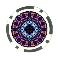 Kaleidoscope Shape Abstract Design Poker Chip Card Guard (10 Pack) by Simbadda