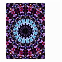 Kaleidoscope Shape Abstract Design Small Garden Flag (two Sides) by Simbadda