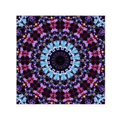 Kaleidoscope Shape Abstract Design Small Satin Scarf (square) by Simbadda