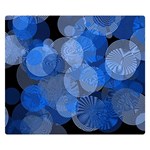 Circle Rings Abstract Optics Double Sided Flano Blanket (Small)  50 x40  Blanket Front