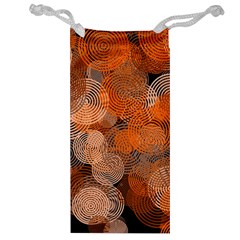 Circle Rings Abstract Optics Jewelry Bag by Simbadda