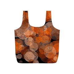 Circle Rings Abstract Optics Full Print Recycle Bag (s)