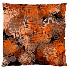 Circle Rings Abstract Optics Standard Flano Cushion Case (two Sides) by Simbadda