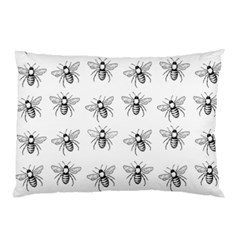 Pop Art  Bee Pattern Pillow Case by Valentinaart