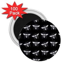 Pop Art  Bee Pattern 2 25  Magnets (100 Pack)  by Valentinaart