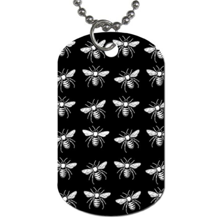 Pop Art  Bee Pattern Dog Tag (Two Sides)