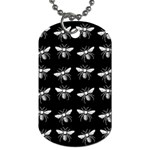 Pop Art  Bee Pattern Dog Tag (Two Sides) Back