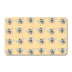 Pop Art  Bee Pattern Magnet (Rectangular)