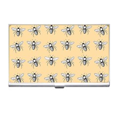 Pop Art  Bee Pattern Business Card Holder