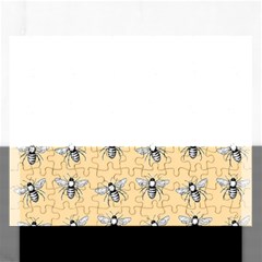 Pop Art  Bee Pattern Rectangular Jigsaw Puzzl