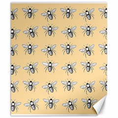 Pop Art  Bee Pattern Canvas 20  x 24 