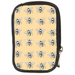 Pop Art  Bee Pattern Compact Camera Leather Case