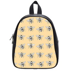 Pop Art  Bee Pattern School Bag (Small)