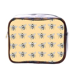 Pop Art  Bee Pattern Mini Toiletries Bag (One Side)