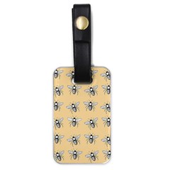 Pop Art  Bee Pattern Luggage Tags (One Side) 