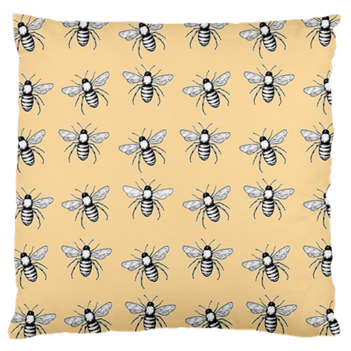 Pop Art  Bee Pattern Large Cushion Case (Two Sides)