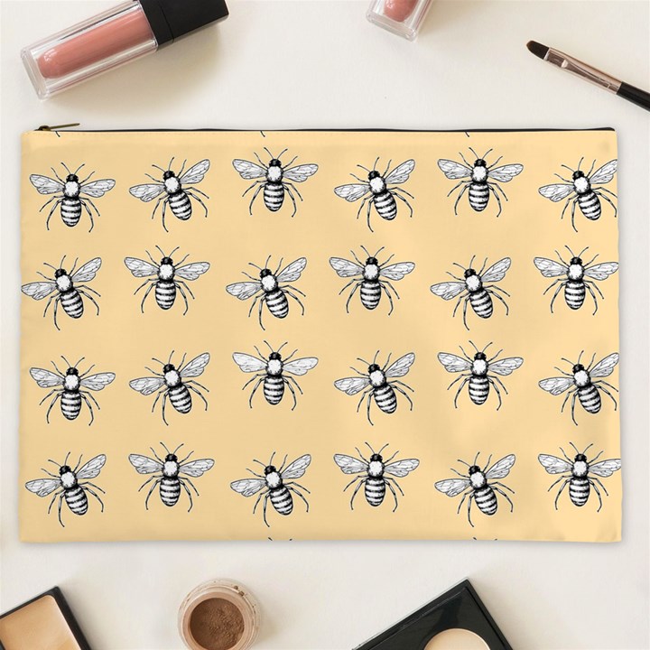 Pop Art  Bee Pattern Cosmetic Bag (XXL)