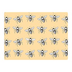 Pop Art  Bee Pattern Double Sided Flano Blanket (Mini) 