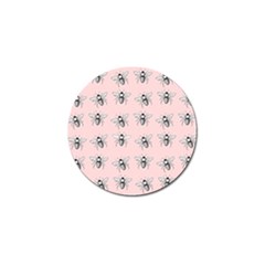 Pop Art  Bee Pattern Golf Ball Marker by Valentinaart