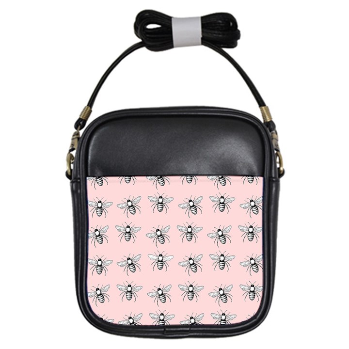 Pop Art  Bee Pattern Girls Sling Bag