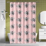 Pop Art  Bee Pattern Shower Curtain 48  x 72  (Small)  Curtain(48  X 72 ) - 42.18 x64.8  Curtain(48  X 72 )