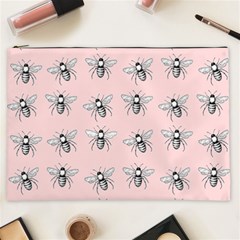 Pop Art  Bee Pattern Cosmetic Bag (xxl) by Valentinaart