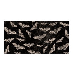 Vintage Halloween Bat Pattern Satin Wrap by Valentinaart