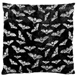 Vintage Halloween Bat pattern Large Flano Cushion Case (One Side) Front