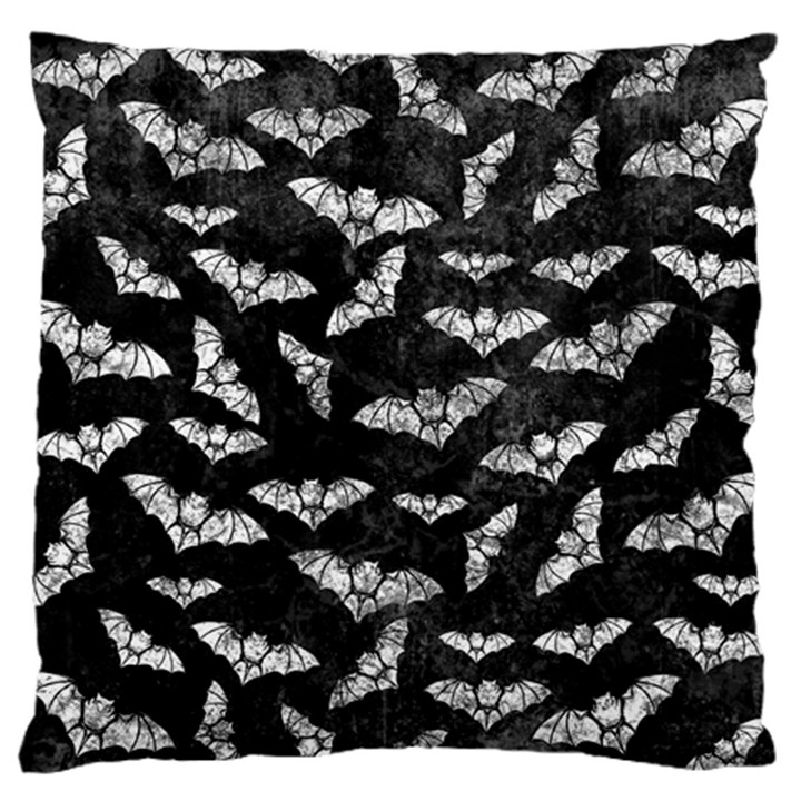 Vintage Halloween Bat pattern Large Flano Cushion Case (One Side)