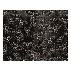 Vintage Halloween Bat Pattern Double Sided Flano Blanket (large) 