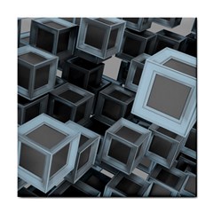 3d Cube Fantasy Square Shape Tile Coasters