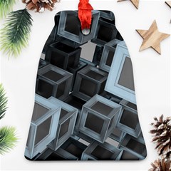 3d Cube Fantasy Square Shape Ornament (bell) by Simbadda