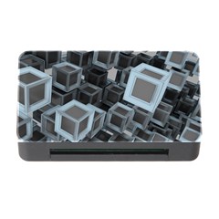 3d Cube Fantasy Square Shape Memory Card Reader With Cf by Simbadda