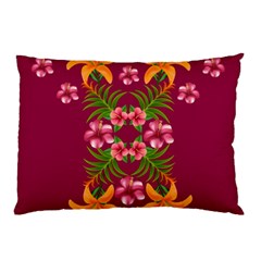 Blossom Yellow Flower Yellow Summer Pillow Case by Simbadda