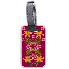 Blossom Yellow Flower Yellow Summer Luggage Tags (two Sides) by Simbadda