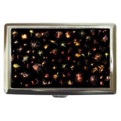 Fireworks Christmas Night Dark Cigarette Money Case by Simbadda