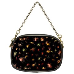 Fireworks Christmas Night Dark Chain Purse (one Side) by Simbadda