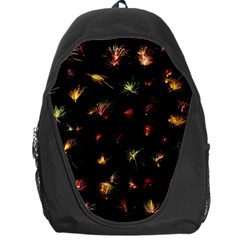 Fireworks Christmas Night Dark Backpack Bag