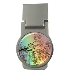 Rainbow Branch Boxer Shorts Money Clips (round)  by Simbadda