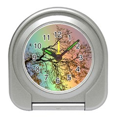 Rainbow Branch Boxer Shorts Travel Alarm Clock