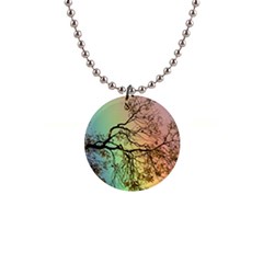 Rainbow Branch Boxer Shorts 1  Button Necklace by Simbadda