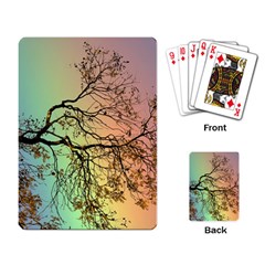 Rainbow Branch Boxer Shorts Playing Cards Single Design by Simbadda