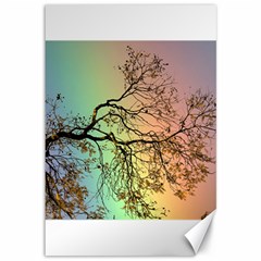 Rainbow Branch Boxer Shorts Canvas 12  X 18  by Simbadda