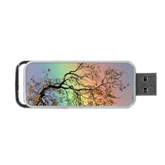 Rainbow Branch Boxer Shorts Portable Usb Flash (two Sides) by Simbadda