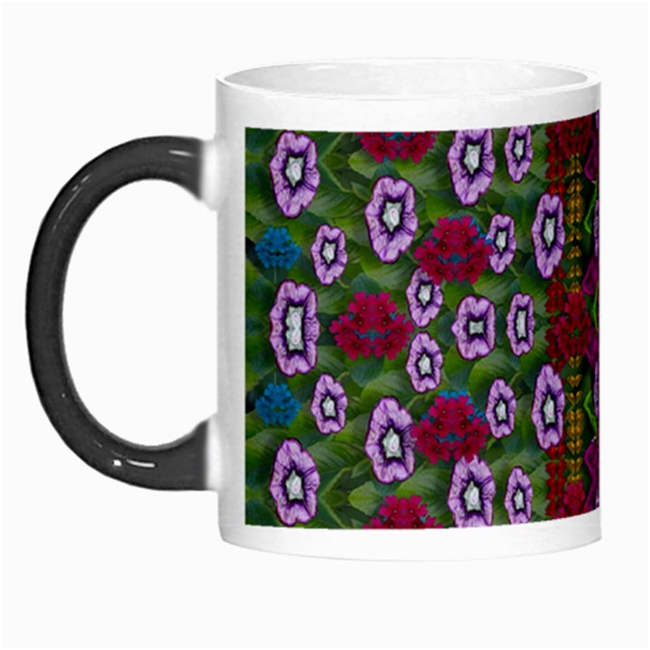 Floral Climbing To The Sky For Ornate Decorative Happiness Morph Mugs